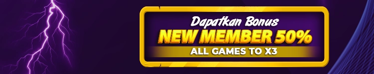 BONUS NEW MEMBER 50% TO x3 ALL GAMES